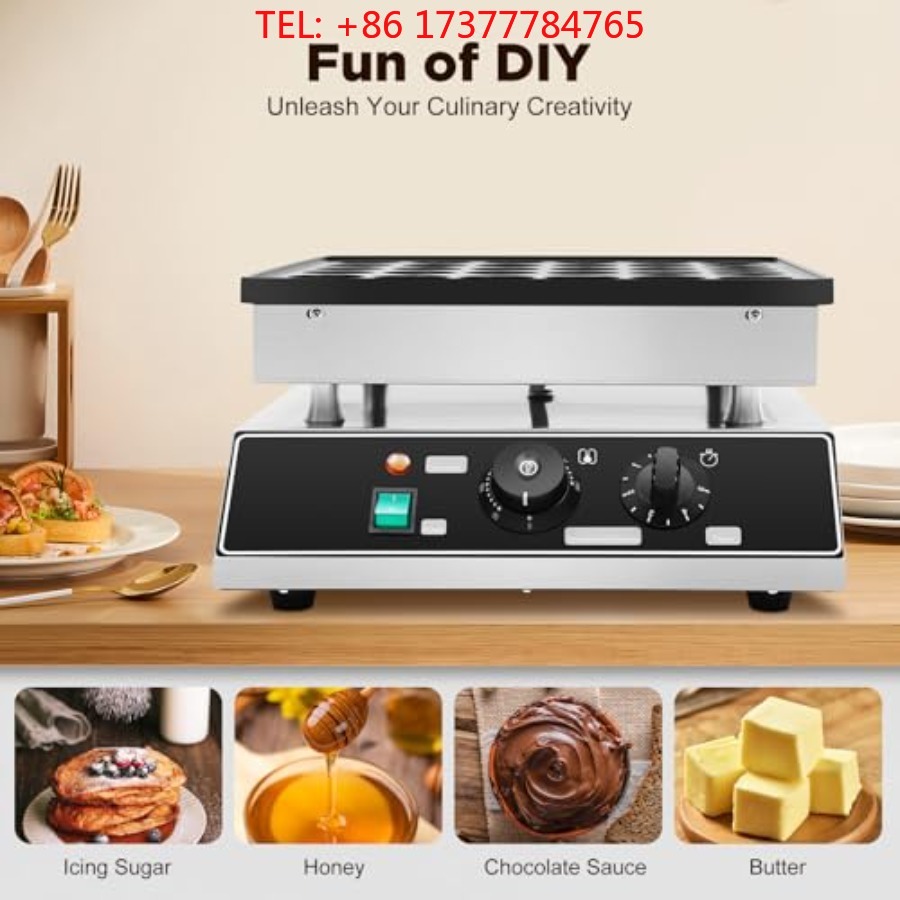 Mini Pancake Griddle - Appareil de cuisson commercial pour aliments,