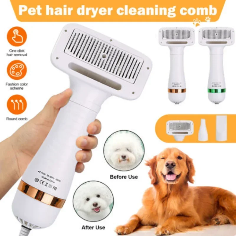 Hot Dog Press - Sèche-cheveux silencieux 2 en 1 pour