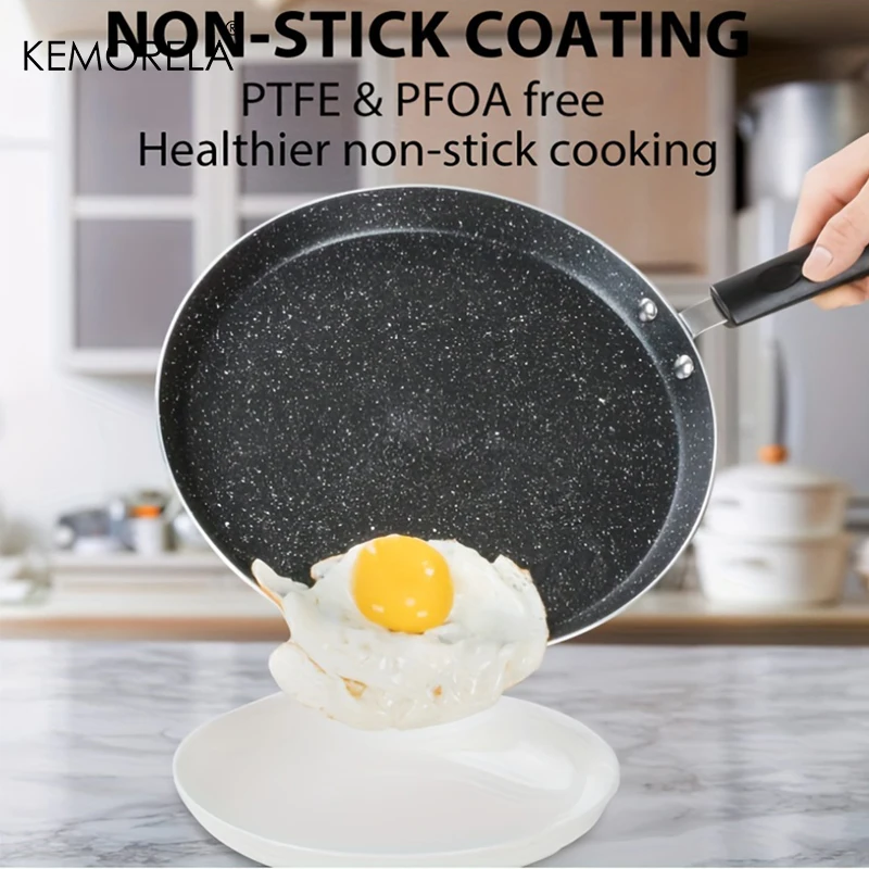 Egg Waffle Pan - Poêle antiadhésive 18/22/26CM pour petit-déjeuner, crêpes,
