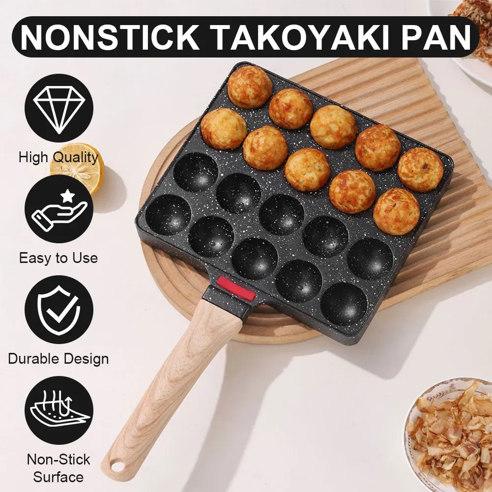 Takoyaki Grill Plate - Poêle Takoyaki 20 moules, poêle en