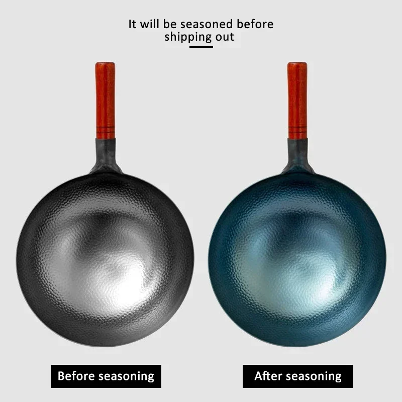 Cast Iron Corn - Wok traditionnel en fer fait à