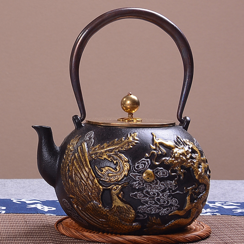 Cast Iron Corn - 1.4 théière japonaise exquise série peinte