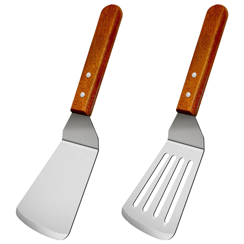 Okonomiyaki Spatula - Spatules en métal pour poêle en