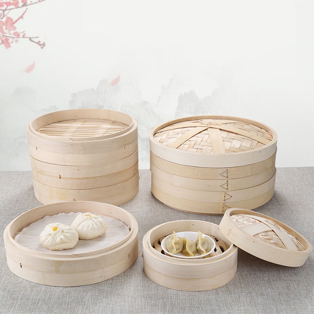 Bao Steamer Bamboo - Poignée panier à vapeur fait des