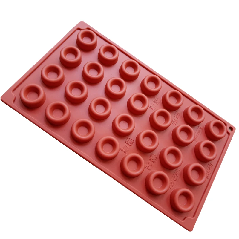Donut Mold Silicone - Moule à mini-beignets en silicone 28