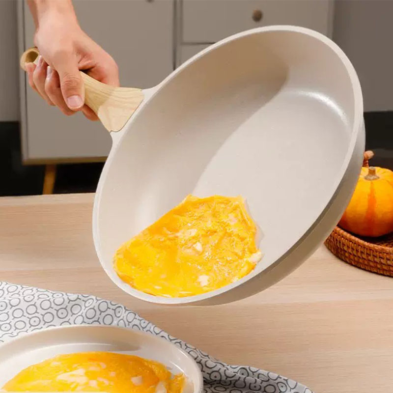 Mini Pancake Griddle - Poêle Wok Antiadhésive Durable en Céramique,