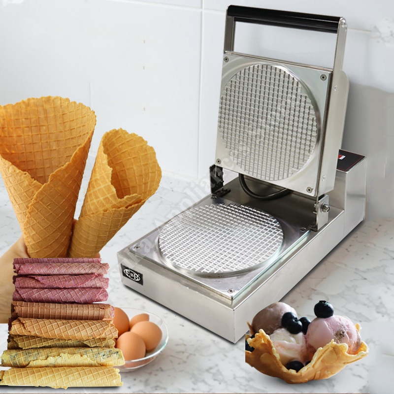 Waffle Cone Maker - Machine à rouleaux électrique compacte, machine