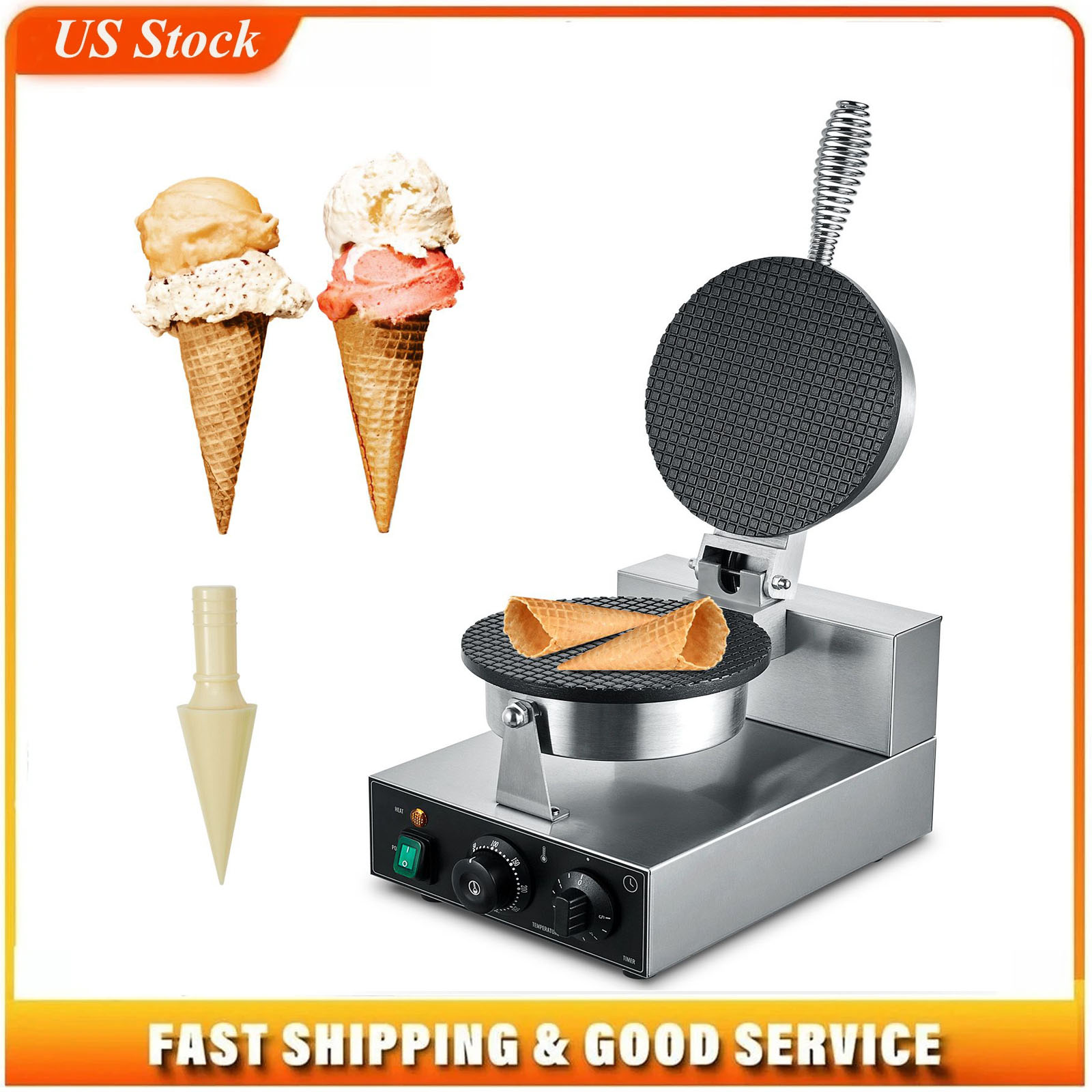 Waffle Cone Maker - Machine à cornets de crème glacée