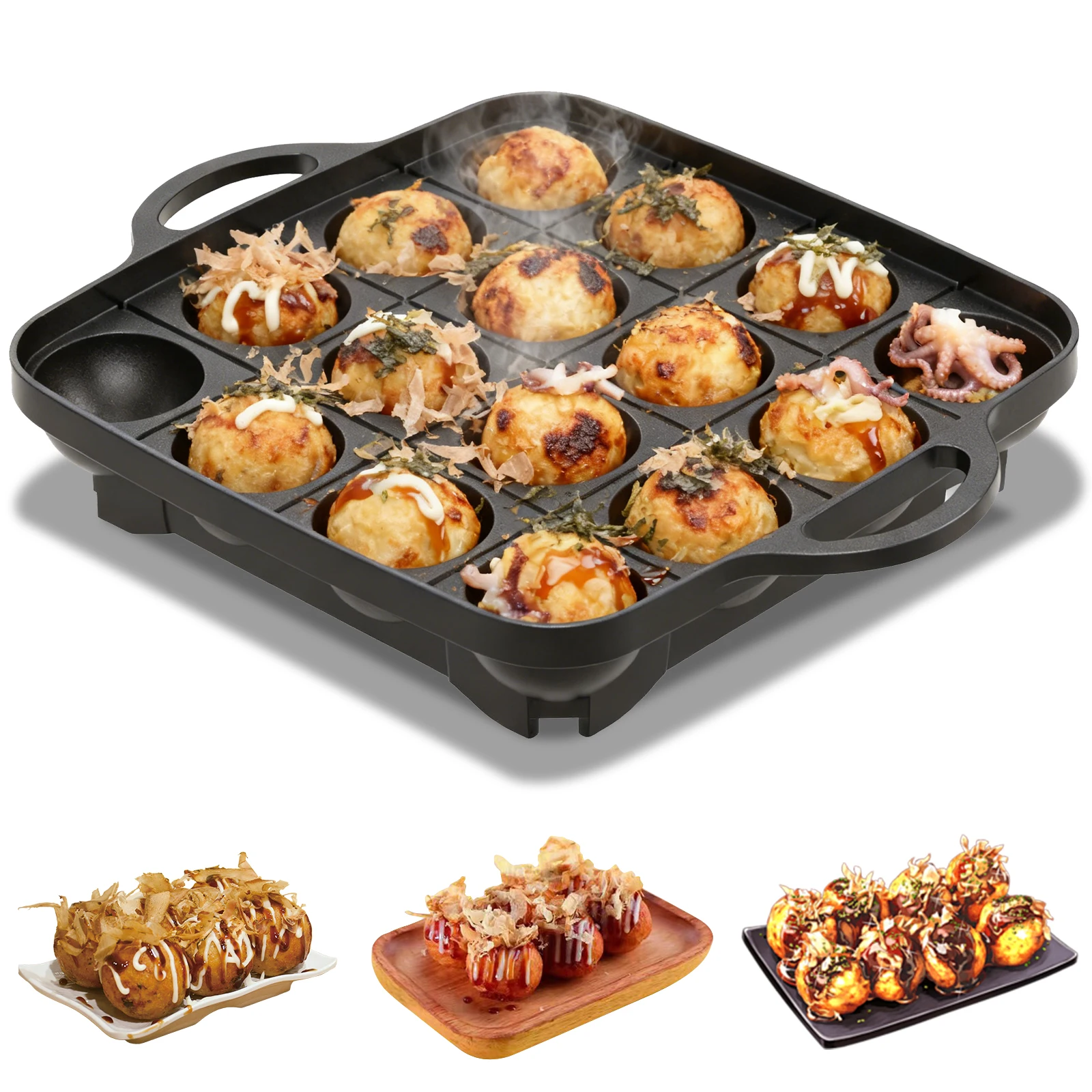 Poêle à takoyaki 16 trous en a - Takoyaki Grill Plate avis et prix