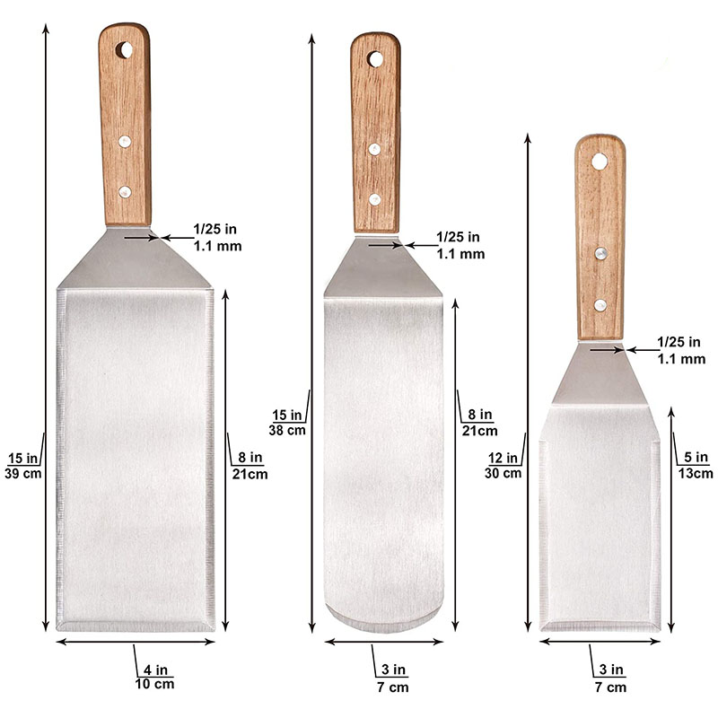 Ensemble de spatules professio - Okonomiyaki Spatula avis et prix
