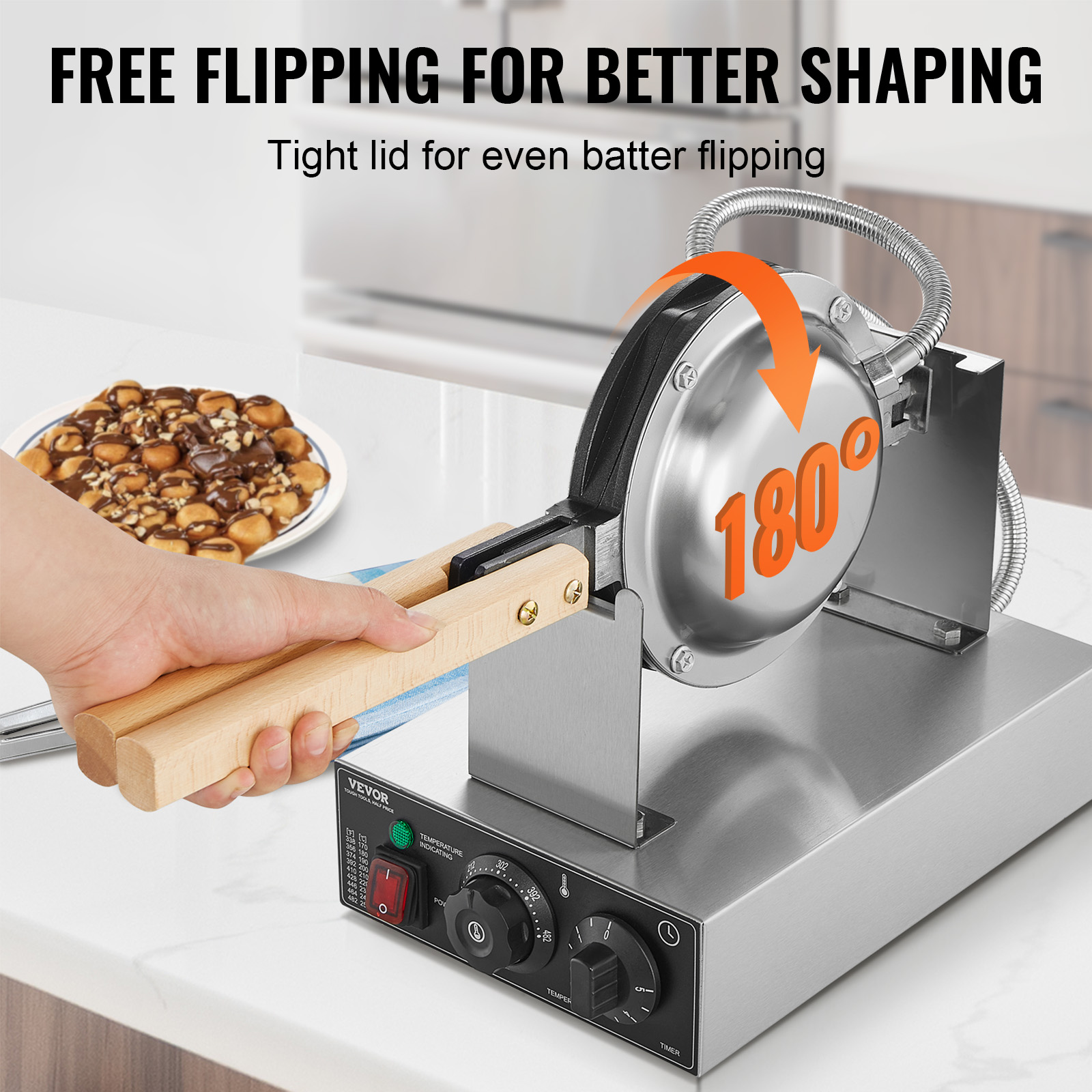 HomeWise – gaufrier à bulles d - Egg Waffle Pan avis et prix