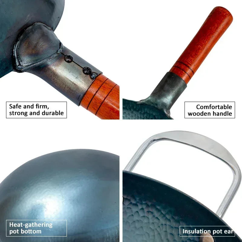 Wok traditionnel en fer fait à - Cast Iron Corn avis et prix