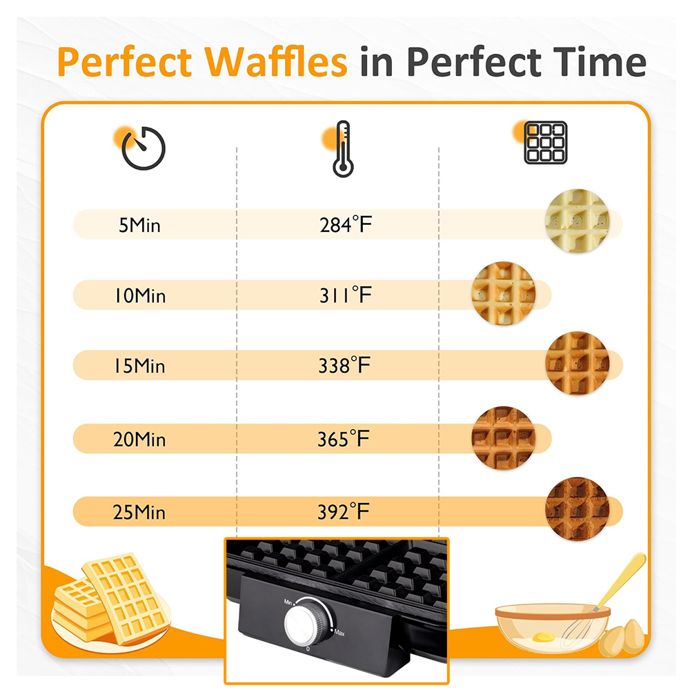 Gaufrier belge à 4 tranches, 1 - Egg Waffle Pan avis et prix