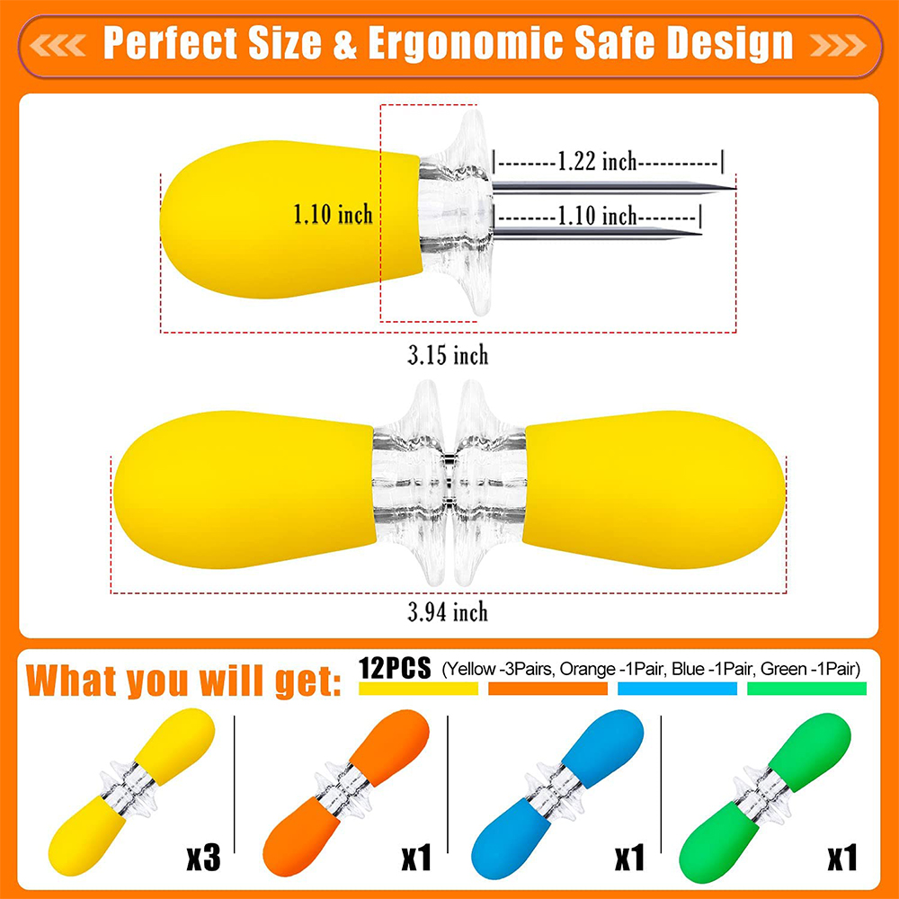 LMETJMA 12 pièces/ensemble sup - Corn Dog Stick avis et prix