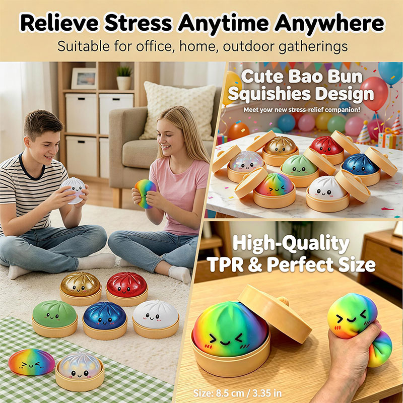 Jouet Squishy Bao Bun avec Cui - Bao Steamer Bamboo avis et prix