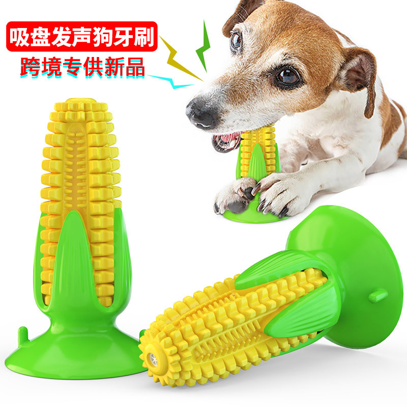 Jouet pour chien avec ventouse - Corn Dog Stick avis et prix