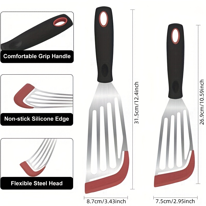 Spatule en silicone en acier i - Okonomiyaki Spatula avis et prix