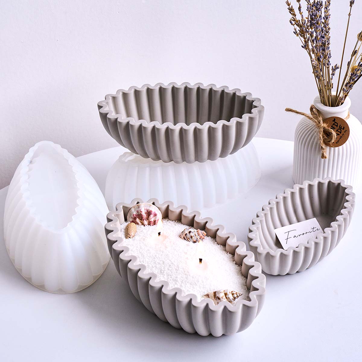 Moule en silicone ovale rayé S - Potsticker Mold avis et prix