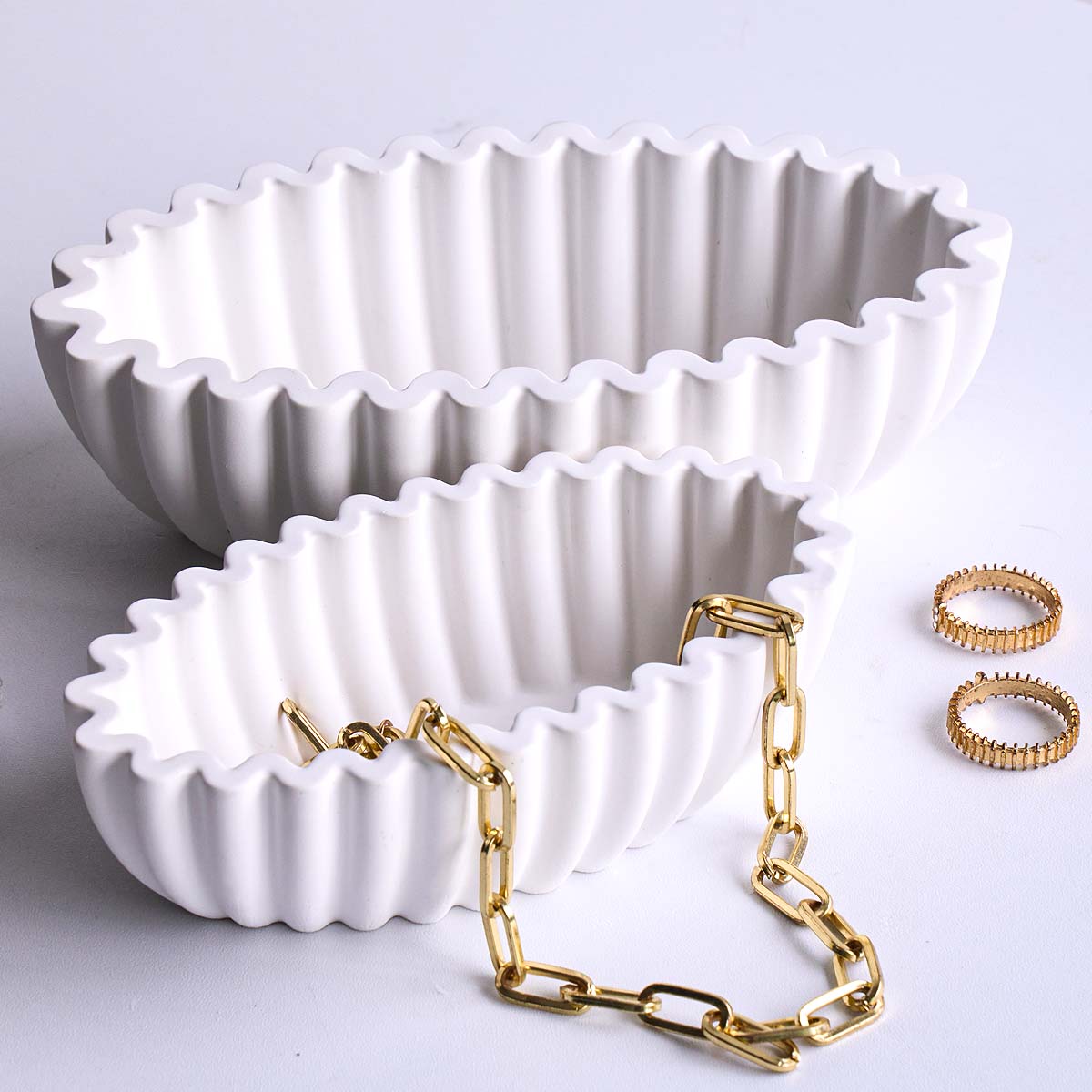 Moule en silicone ovale rayé S - Potsticker Mold avis et prix