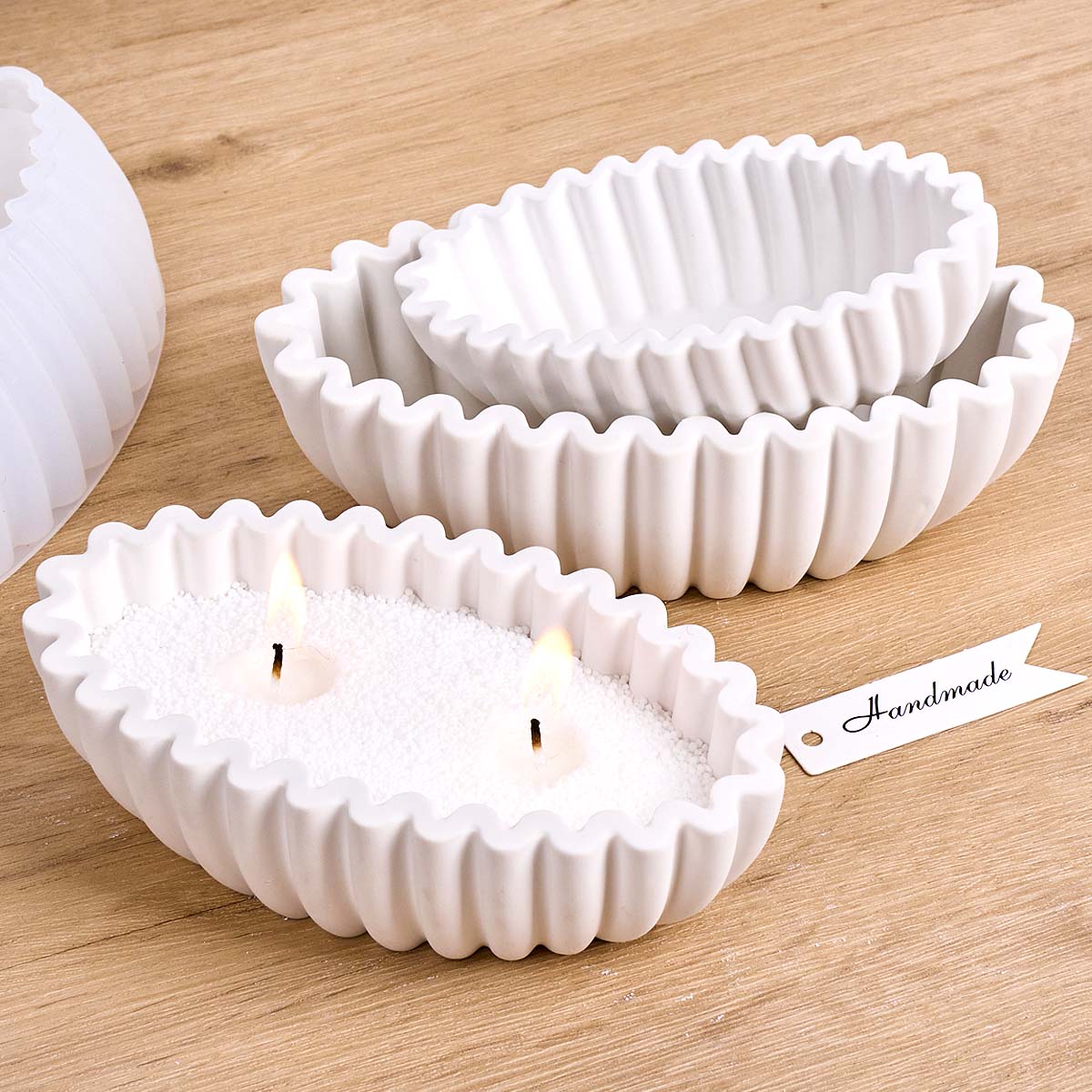 Moule en silicone ovale rayé S - Potsticker Mold avis et prix