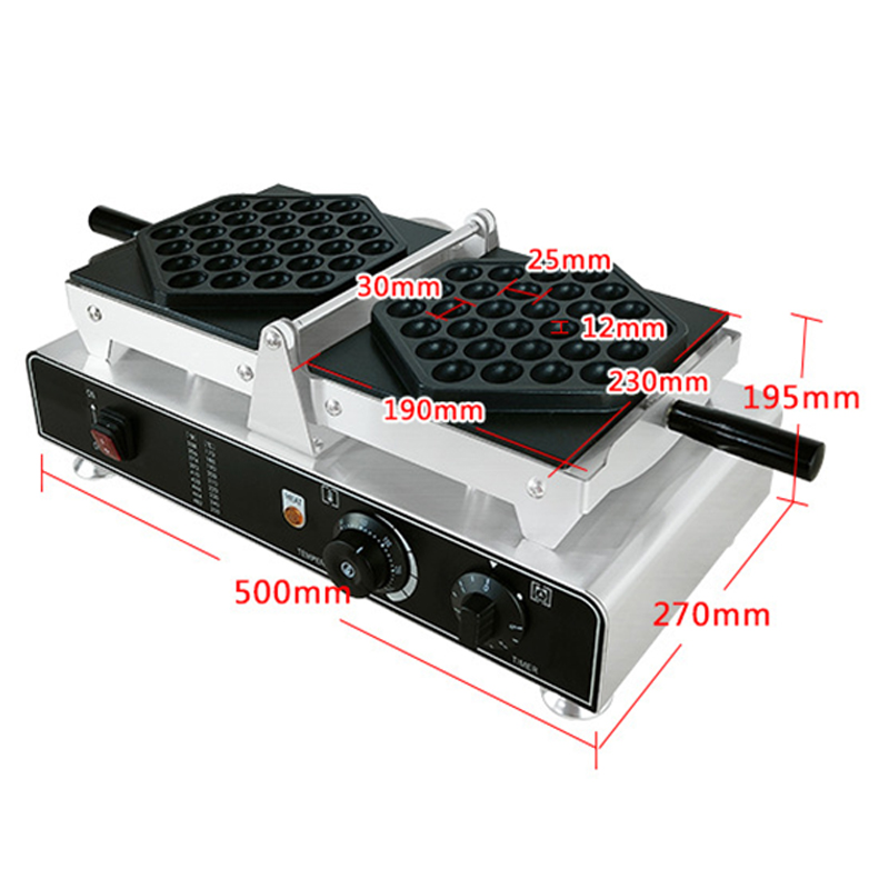 Gaufrier Commercial 1500W, Hon - Egg Waffle Pan avis et prix