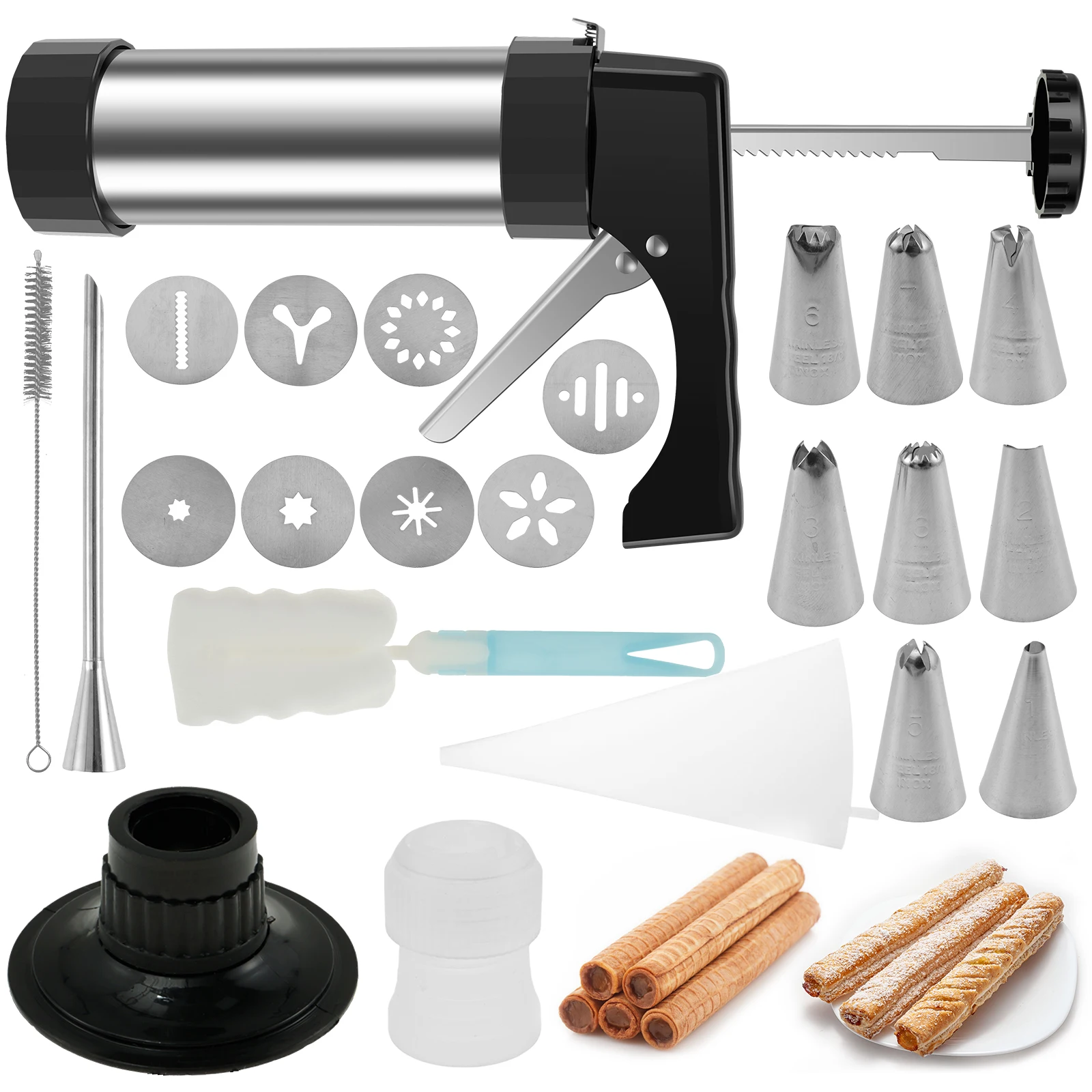Machine à Churro en acier inox - Churros Maker Gun avis et prix