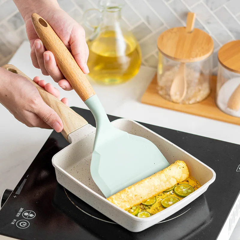 Spatule en Silicone à large bo - Okonomiyaki Spatula avis et prix